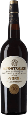 122,95 € Бесплатная доставка | Креплёное вино González Byass Apóstoles Palo Cortado — Пало Кортадо VORS Very Old Rare Sherry — Очень старый и редкий D.O. Jerez-Xérès-Sherry Андалусия Испания Palomino Fino, Pedro Ximénez 30 Лет 75 cl