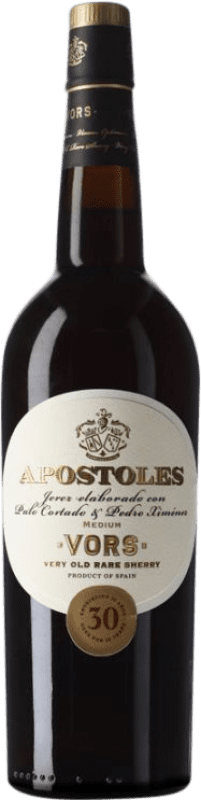 122,95 € Free Shipping | Fortified Wine González Byass Apóstoles Palo Cortado VORS Very Old Rare Sherry D.O. Jerez-Xérès-Sherry Andalusia Spain Palomino Fino, Pedro Ximénez 30 Years 75 cl