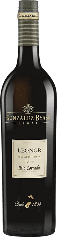25,95 € 免费送货 | 强化酒 González Byass Leonor Palo Cortado D.O. Manzanilla-Sanlúcar de Barrameda 安达卢西亚 西班牙 Palomino Fino 瓶子 75 cl