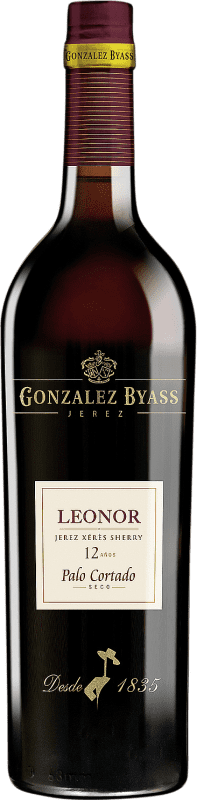25,95 € 免费送货 | 强化酒 González Byass Leonor Palo Cortado D.O. Jerez-Xérès-Sherry 安达卢西亚 西班牙 Palomino Fino 瓶子 75 cl