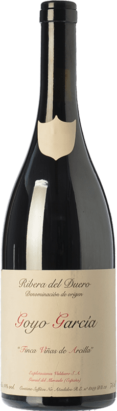 37,95 € Free Shipping | Red wine Goyo García Viadero Finca Viñas de Arcilla Aged D.O. Ribera del Duero Castilla y León Spain Tempranillo Bottle 75 cl