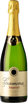 29,95 € Бесплатная доставка | Белое игристое Gramona Imperial брют Гранд Резерв D.O. Cava Каталония Испания Macabeo, Xarel·lo, Chardonnay бутылка 75 cl