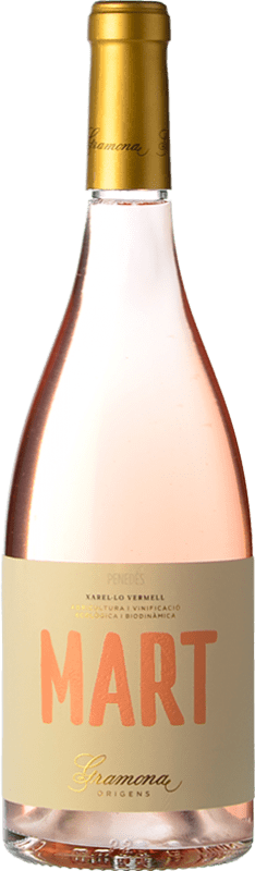 15,95 € Бесплатная доставка | Розовое вино Gramona Mart D.O. Penedès Каталония Испания Xarel·lo Vermell бутылка 75 cl
