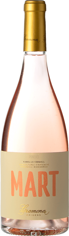 16,95 € Бесплатная доставка | Розовое вино Gramona Mart D.O. Penedès Каталония Испания Xarel·lo бутылка 75 cl