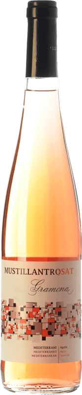 7,95 € Free Shipping | Rosé sparkling Gramona Moustillant Rosat Brut D.O. Penedès Catalonia Spain Merlot, Syrah Bottle 75 cl