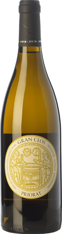 29,95 € Spedizione Gratuita | Vino bianco Gran Clos Blanc Crianza D.O.Ca. Priorat Catalogna Spagna Cabernet Sauvignon, Grenache Bianca, Macabeo Bottiglia 75 cl