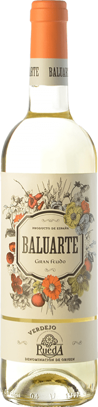 7,95 € 免费送货 | 白酒 Gran Feudo Baluarte D.O. Rueda 卡斯蒂利亚莱昂 西班牙 Verdejo 瓶子 75 cl