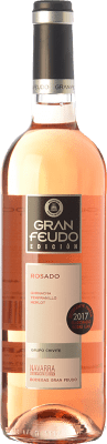 7,95 € Envio grátis | Vinho rosé Gran Feudo Edición Rosado D.O. Navarra Navarra Espanha Tempranillo, Merlot, Grenache Garrafa 75 cl