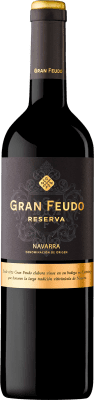 9,95 € 免费送货 | 红酒 Gran Feudo 预订 D.O. Navarra 纳瓦拉 西班牙 Tempranillo, Merlot, Cabernet Sauvignon 瓶子 75 cl