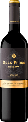 14,95 € Spedizione Gratuita | Vino Rosso Gran Feudo Riserva D.O. Navarra Navarra Spagna Tempranillo, Merlot, Cabernet Sauvignon 75 cl