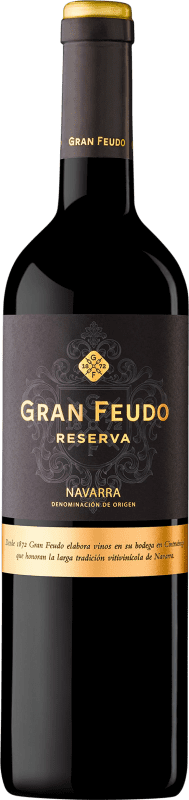 13,95 € Free Shipping | Red Wine Gran Feudo Reserve — Aged D.O. Navarra Navarre Spain Tempranillo, Merlot, Cabernet Sauvignon Bottle 75 cl
