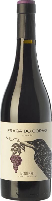13,95 € 免费送货 | 红酒 Grandes Pagos Gallegos Fraga Do Corvo 年轻的 D.O. Monterrei 加利西亚 西班牙 Mencía 瓶子 75 cl