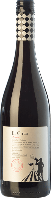 7,95 € Free Shipping | Red wine Grandes Vinos El Circo Director Joven D.O. Cariñena Aragon Spain Grenache, Carignan Bottle 75 cl