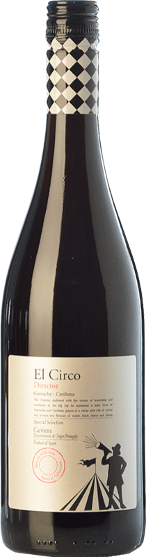 6,95 € Kostenloser Versand | Rotwein Grandes Vinos El Circo Director Jung D.O. Cariñena Aragón Spanien Garnacha — Grenache, Cariñena — Carignan 75 cl