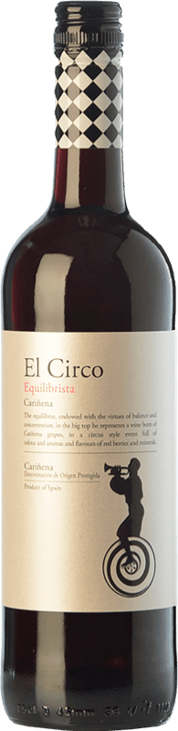 4,95 € Free Shipping | Red Wine Grandes Vinos El Circo Equilibrista Young D.O. Cariñena Aragon Spain Cariñena — Carignan Bottle 75 cl