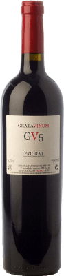 42,95 € 免费送货 | 红酒 Gratavinum GV5 年轻的 D.O.Ca. Priorat 加泰罗尼亚 西班牙 Grenache, Cabernet Sauvignon, Carignan 瓶子 75 cl