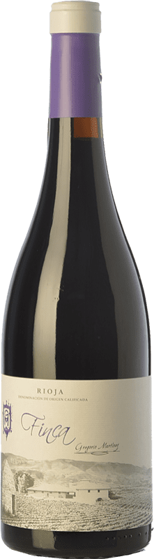 16,95 € Free Shipping | Red wine Gregorio Martínez Finca Aged D.O.Ca. Rioja The Rioja Spain Tempranillo Bottle 75 cl