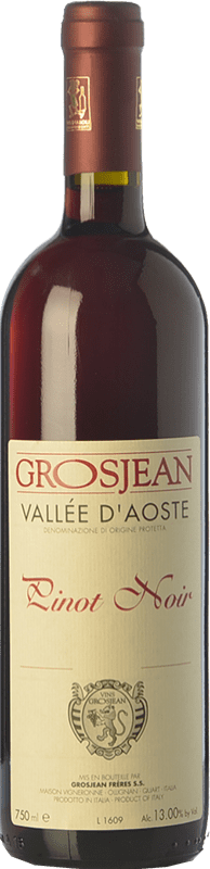 18,95 € Free Shipping | Red Wine Grosjean D.O.C. Valle d'Aosta Valle d'Aosta Italy Pinot Black Bottle 75 cl