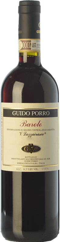 44,95 € Kostenloser Versand | Rotwein Guido Porro Lazzairasco D.O.C.G. Barolo Piemont Italien Nebbiolo Flasche 75 cl