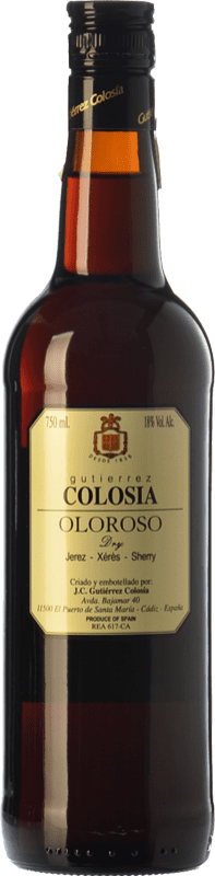 23,95 € Envoi gratuit | Vin Fortifié Gutiérrez Colosía Oloroso D.O. Jerez-Xérès-Sherry Andalousie Espagne Palomino Fino Bouteille 75 cl