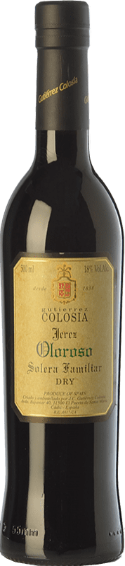 127,95 € Envoi gratuit | Vin Fortifié Gutiérrez Colosía Solera, Oloroso D.O. Jerez-Xérès-Sherry Andalousie Espagne Palomino Fino Bouteille Medium 50 cl