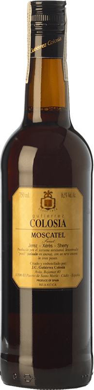 27,95 € 送料無料 | 甘口ワイン Gutiérrez Colosía Moscatel Soleado D.O. Manzanilla-Sanlúcar de Barrameda アンダルシア スペイン Muscat of Alexandria ボトル 75 cl