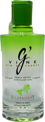 46,95 € Envío gratis | Ginebra G'Vine Gin Floraison Francia Botella 1 L