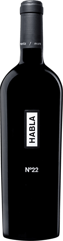 24,95 € Kostenloser Versand | Rotwein Habla Nº 22 Crianza — Kurze Fassreifung I.G.P. Vino de la Tierra de Extremadura Extremadura Spanien Syrah 75 cl