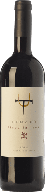 10,95 € 免费送货 | 红酒 Terra d'Uro Finca La Rana 年轻的 D.O. Toro 卡斯蒂利亚莱昂 西班牙 Tinta de Toro 瓶子 75 cl