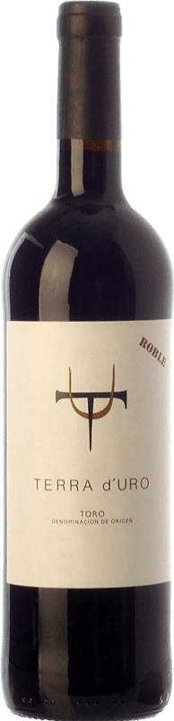 9,95 € Free Shipping | Red wine Terra d'Uro Oak D.O. Toro Castilla y León Spain Tinta de Toro Bottle 75 cl