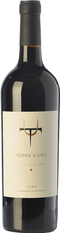 17,95 € Бесплатная доставка | Красное вино Terra d'Uro Selección старения D.O. Toro Кастилия-Леон Испания Tinta de Toro бутылка 75 cl