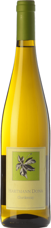 19,95 € Envio grátis | Vinho branco Hartmann Donà D.O.C. Alto Adige Trentino-Alto Adige Itália Chardonnay Garrafa 75 cl