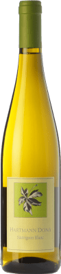 18,95 € Бесплатная доставка | Белое вино Hartmann Donà D.O.C. Alto Adige Трентино-Альто-Адидже Италия Sauvignon бутылка 75 cl