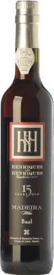 53,95 € Free Shipping | Fortified wine H&H Henriques & Henriques 15 I.G. Madeira Madeira Portugal Boal Medium Bottle 50 cl