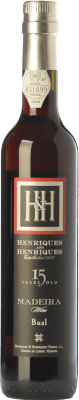 53,95 € Spedizione Gratuita | Vino Liquoroso H&H Henriques & Henriques 15 I.G. Madeira Madera Portogallo Boal Bottiglia Medium 50 cl