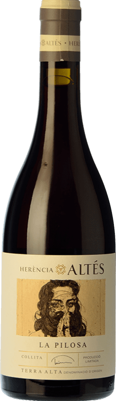 15,95 € Spedizione Gratuita | Vino rosso Herència Altés La Peluda Crianza D.O. Terra Alta Catalogna Spagna Grenache Pelosa Bottiglia 75 cl