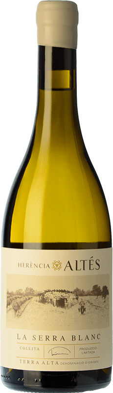 27,95 € Spedizione Gratuita | Vino bianco Herència Altés La Serra Blanc Crianza D.O. Terra Alta Catalogna Spagna Grenache Bianca Bottiglia 75 cl