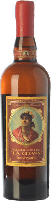 39,95 € 免费送货 | 强化酒 La Gitana Aniversario D.O. Manzanilla-Sanlúcar de Barrameda 安达卢西亚 西班牙 Palomino Fino 瓶子 75 cl