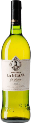 15,95 € Free Shipping | Fortified wine La Gitana Manzanilla en Rama D.O. Manzanilla-Sanlúcar de Barrameda Andalusia Spain Palomino Fino Bottle 75 cl