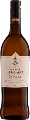 16,95 € 免费送货 | 强化酒 La Gitana Manzanilla en Rama D.O. Manzanilla-Sanlúcar de Barrameda 安达卢西亚 西班牙 Palomino Fino 瓶子 75 cl