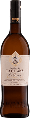 17,95 € Free Shipping | Fortified wine La Gitana Manzanilla en Rama D.O. Manzanilla-Sanlúcar de Barrameda Andalusia Spain Palomino Fino Bottle 75 cl