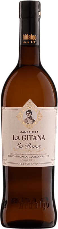 16,95 € Бесплатная доставка | Крепленое вино La Gitana Manzanilla en Rama D.O. Manzanilla-Sanlúcar de Barrameda Андалусия Испания Palomino Fino бутылка 75 cl