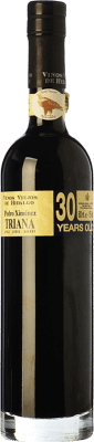 96,95 € 免费送货 | 甜葡萄酒 La Gitana PX Triana VORS Very Old Rare Sherry — 极其稀有陈年雪莉酒 D.O. Manzanilla-Sanlúcar de Barrameda 安达卢西亚 西班牙 Pedro Ximénez 30 岁 中瓶装 50 cl