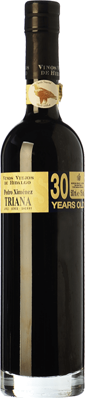 96,95 € 免费送货 | 甜酒 La Gitana PX Triana Viejo Very Old Rare Sherry VORS D.O. Manzanilla-Sanlúcar de Barrameda 安达卢西亚 西班牙 Pedro Ximénez 30 岁 瓶子 Medium 50 cl