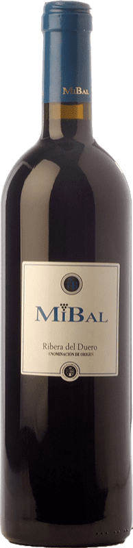 7,95 € Free Shipping | Red wine Hornillos Ballesteros Mibal Young D.O. Ribera del Duero Castilla y León Spain Tempranillo Bottle 75 cl