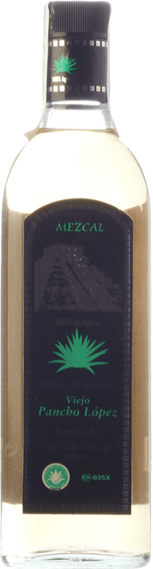 24,95 € Envio grátis | Mezcal Pancho López Viejo Reposado México Garrafa 70 cl