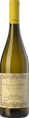 21,95 € Envio grátis | Vinho branco I Clivi San Pietro D.O.C. Colli Orientali del Friuli Friuli-Venezia Giulia Itália Friulano Garrafa 75 cl