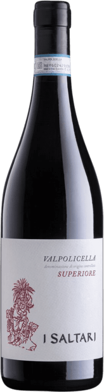 16,95 € Бесплатная доставка | Красное вино I Saltari Высший D.O.C. Valpolicella Венето Италия Corvina — Корвина, Rondinella — Рондинелла, Corvinone — Корвиноне, Croatina — Кроатина 75 cl