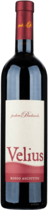 18,95 € Бесплатная доставка | Красное вино Podere Pradarolo Velius Rosso Asciutto I.G. Vino da Tavola Эмилия-Романья Италия Barbera бутылка 75 cl