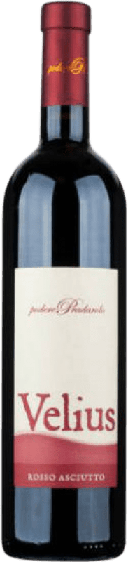 19,95 € Kostenloser Versand | Rotwein Podere Pradarolo Velius Rosso Asciutto I.G. Vino da Tavola Emilia-Romagna Italien Barbera Flasche 75 cl